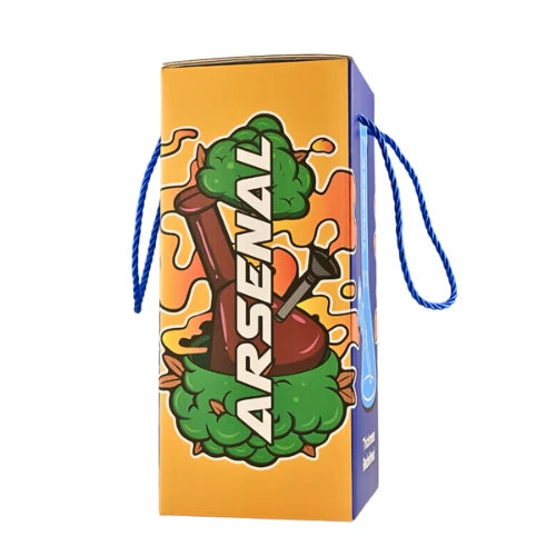 12" Arsenal Glass Infinity Loop Beaker Bong (7mm)