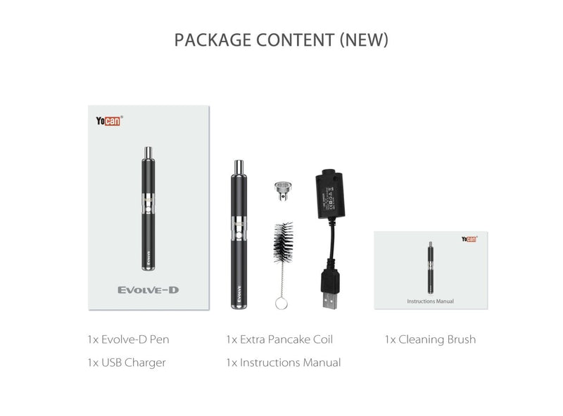 Yocan Evolve - D Vaporizer Yocan Bongs Canada
