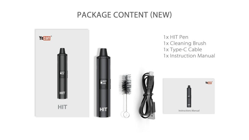 Yocan HIT Dry Herb Vaporizer Yocan Bongs Canada