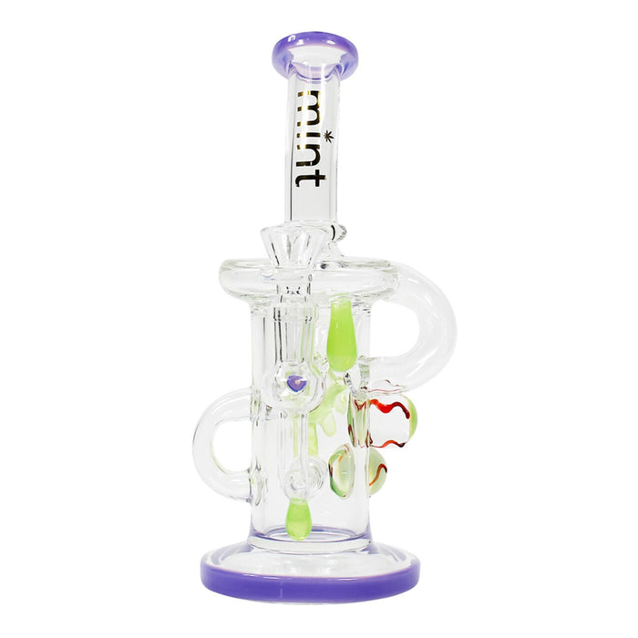 Mint Glass Illuminati 10” - Slime Purple