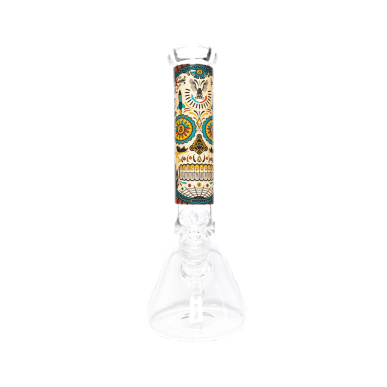 10″ Crypto Water Beaker Bongs Canada Bongs Canada