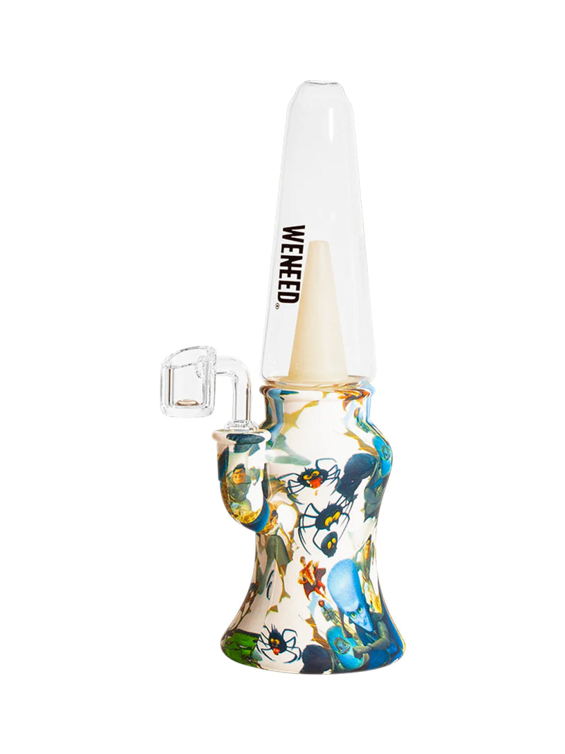 10" Silicone Grafiti Rig simple WENEED Bongs Canada