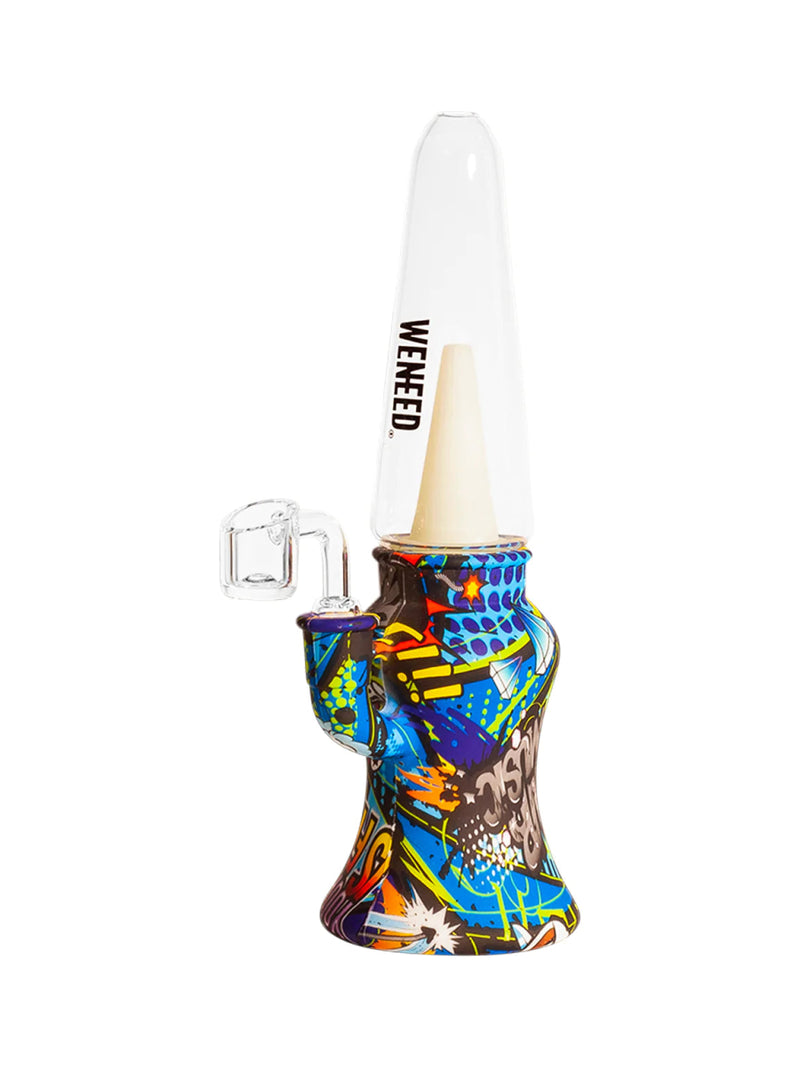 10" Silicone Grafiti Rig simple WENEED Bongs Canada