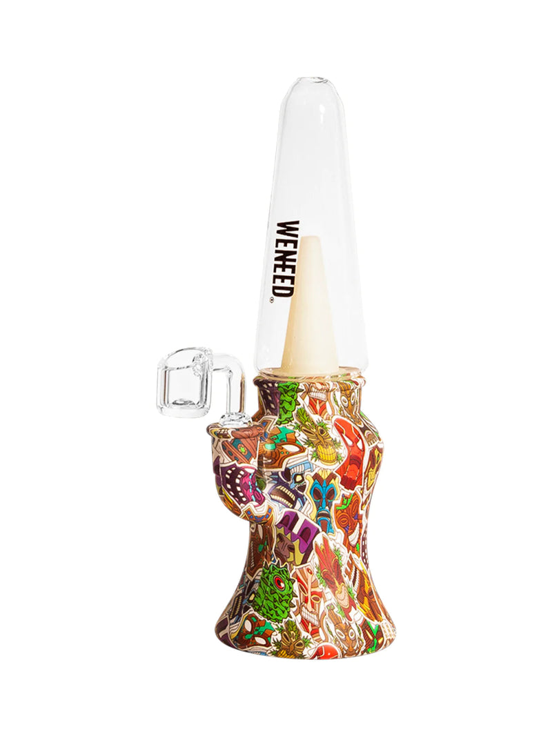10" Silicone Grafiti Rig simple WENEED Bongs Canada