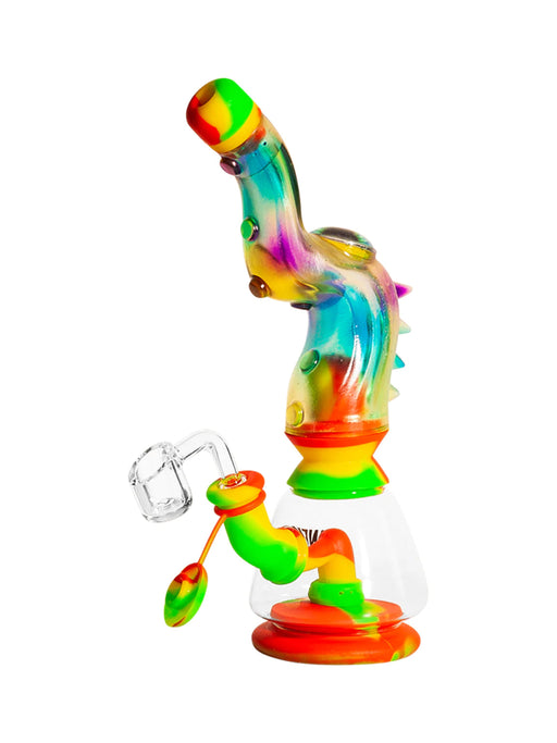 10" Silicone Leak Proof Tentacle Rig simple WENEED Bongs Canada