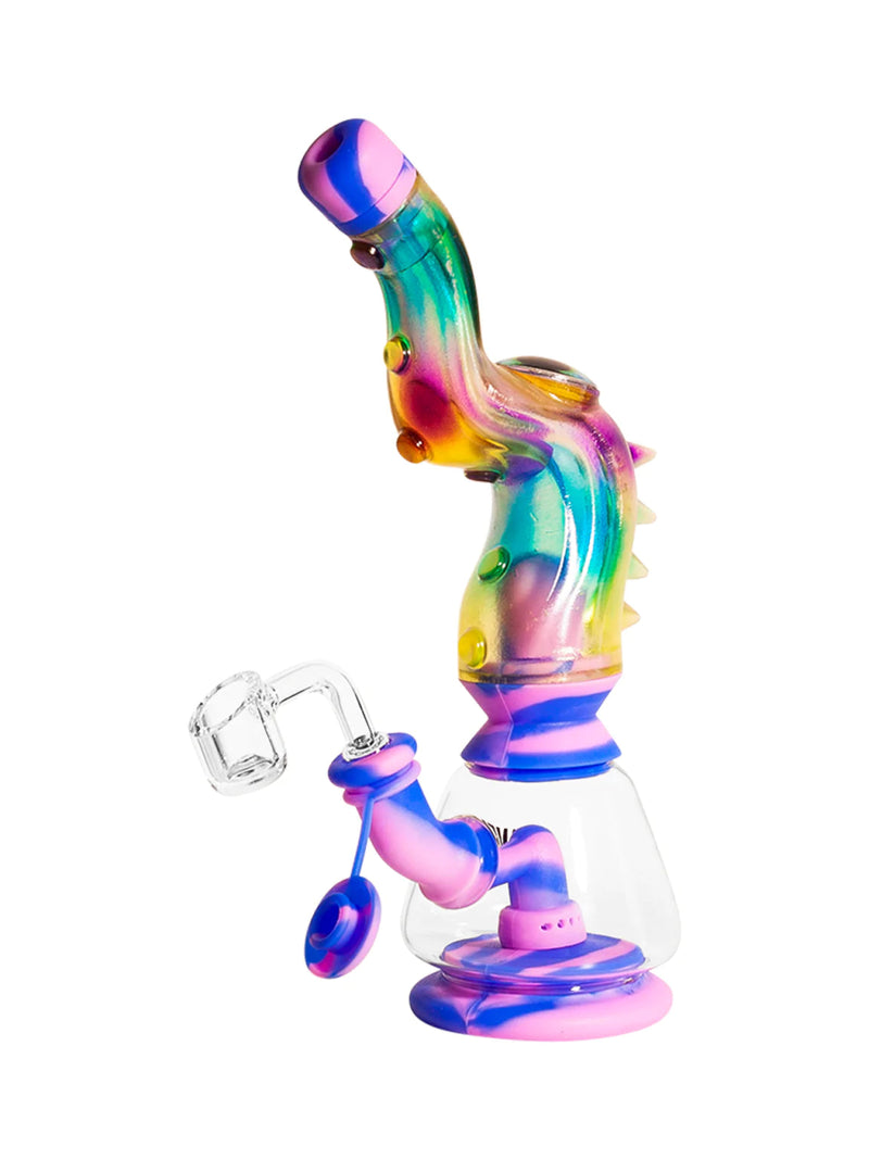 10" Silicone Leak Proof Tentacle Rig simple WENEED Bongs Canada