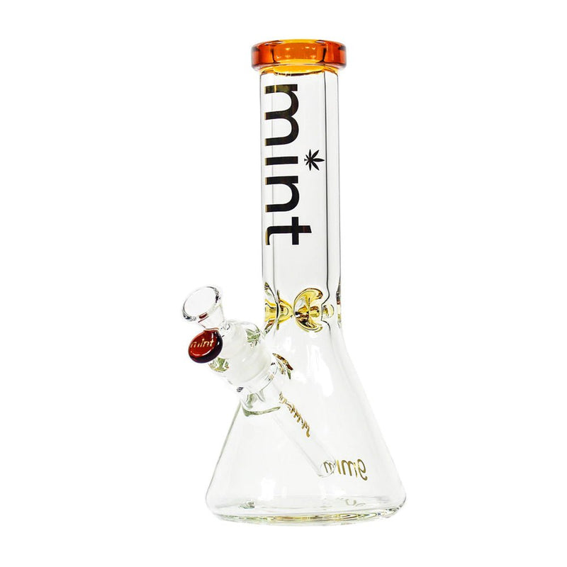 12” Mint Thicc Chick (7mm) - Yellow simple Mint Glass Bongs Canada