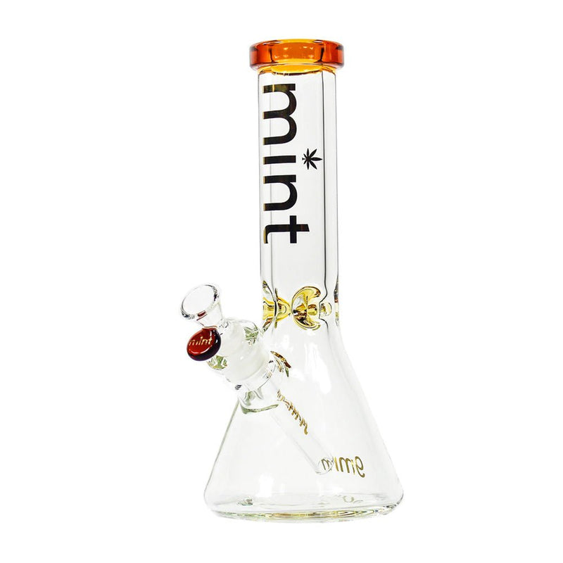 12” Mint Thicc Chick (9mm) - Gold simple Mint Glass Bongs Canada