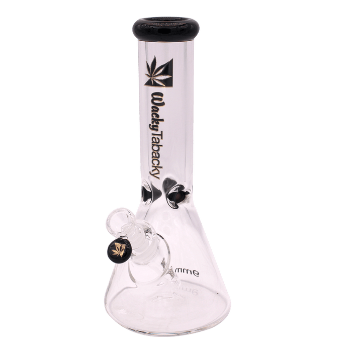 12” Wacky Tabacky Black Basic Bitch Beaker Bong (9mm) Bongs Canada