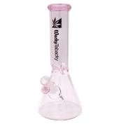 12” Wacky Tabacky Pink Basic Bitch Beaker Bong (5mm) Bongs Canada