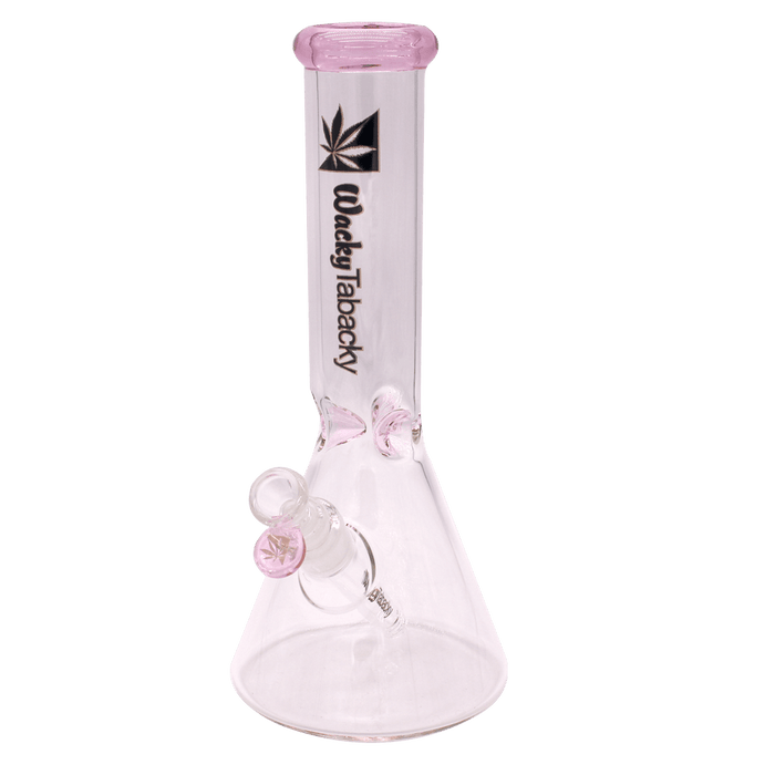 12” Wacky Tabacky Pink Basic Bitch Beaker Bong (5mm) Bongs Canada