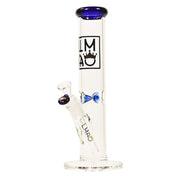 12" LMAO Glass Straight Tube Bong - Blue - 5mm - Bongs Canada