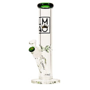 12" LMAO Glass Straight Tube Bong - Green - 5mm - Bongs Canada