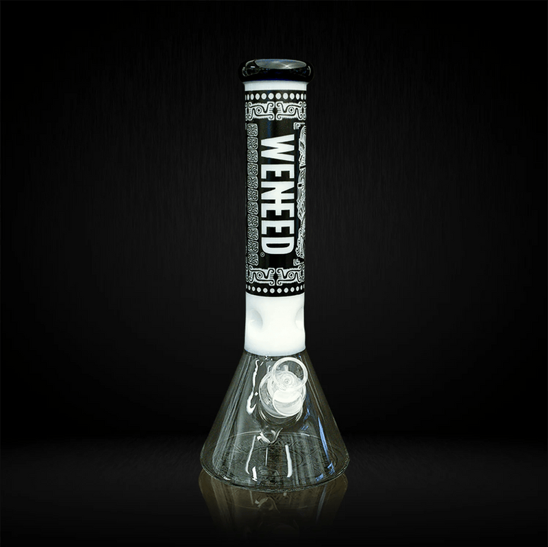 14" Frosted Aztec (7mm) WENEED Bongs Canada