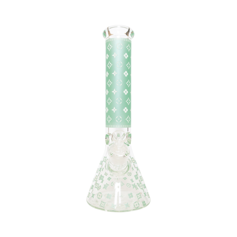 14" LV Color Beaker (7mm) - Black Bongs Canada Bongs Canada
