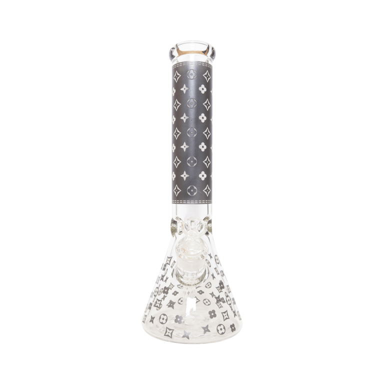 14" LV Color Beaker (7mm) - Black Bongs Canada Bongs Canada