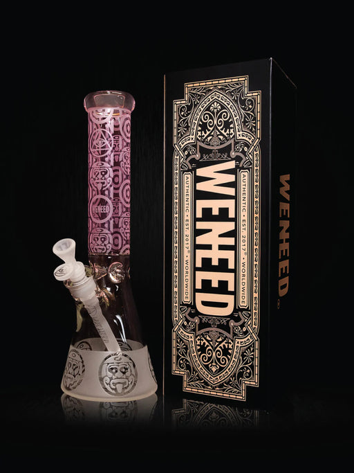 14" Tribal Warrior Beaker (7mm) simple WENEED Bongs Canada