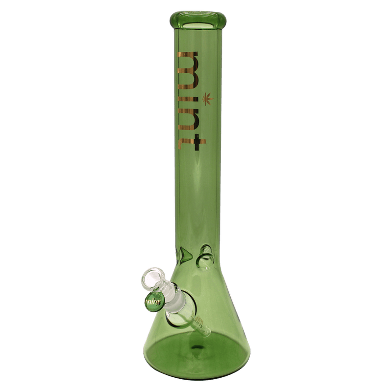 16” Mint Shady Lady Beaker Bong (5mm) simple Mint Glass Bongs Canada