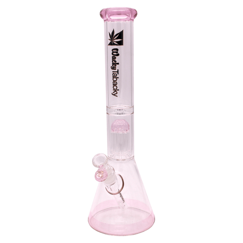16” Wacky Tabacky Pink Smoke Trees Percolator (5mm) Bongs Canada