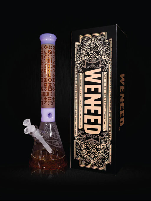 18" Cipher Text Beaker (7mm) simple WENEED Bongs Canada