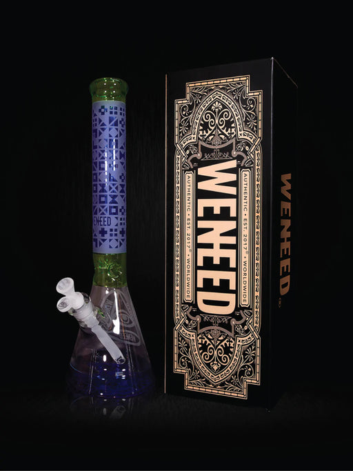 18" Cipher Text Beaker (7mm) simple WENEED Bongs Canada