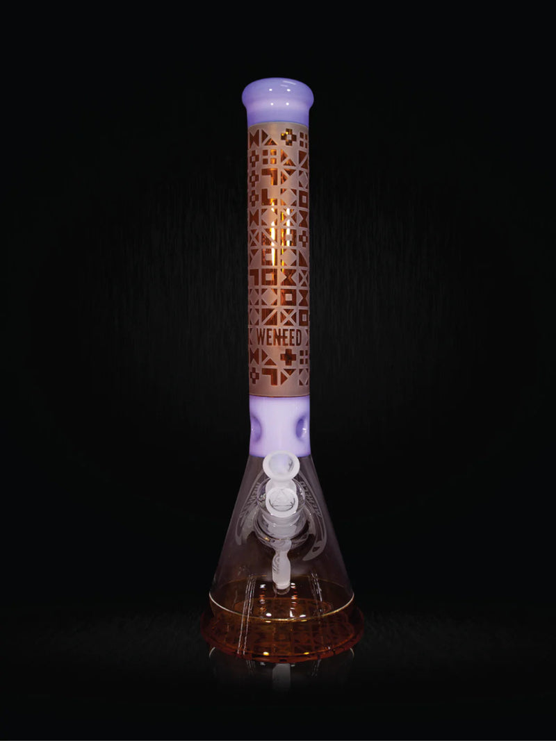 18" Cipher Text Beaker (7mm) simple WENEED Bongs Canada
