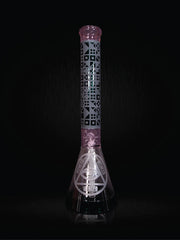 18" Cipher Text Beaker (7mm) simple WENEED Bongs Canada