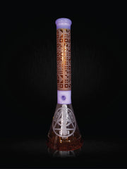 18" Cipher Text Beaker (7mm) simple WENEED Bongs Canada