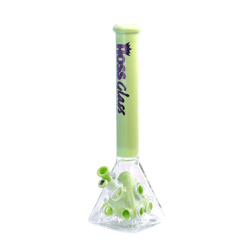 18” H145 - Holey Pyramid (5mm) Hoss Glass Bongs Canada