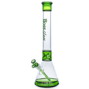18" Hoss H036 (5mm) - Tri - Section Banded Hoss Glass Bongs Canada