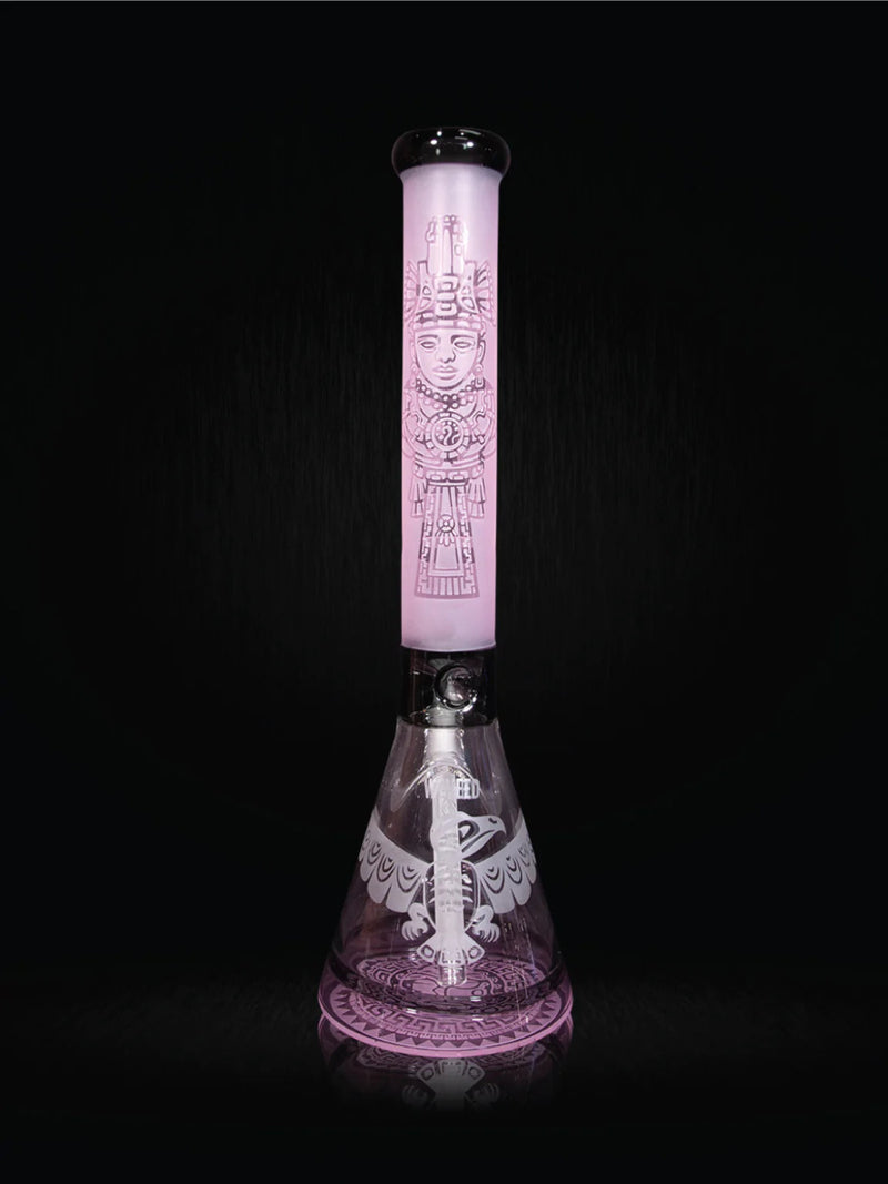 18" Mayan King Beaker (7mm) simple WENEED Bongs Canada