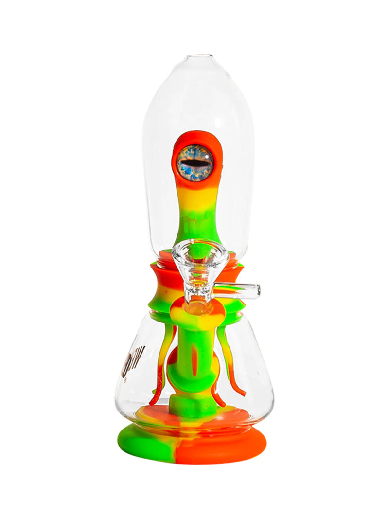 7" Silicone Monster Double Filter Rig simple WENEED Bongs Canada