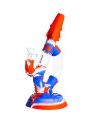 8" Silicone D Lab Rig Set simple WENEED Bongs Canada