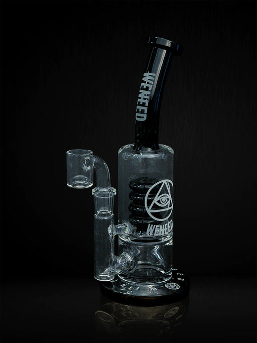 Black WENEED Glow Atomic Dab Rig Bongs Canada