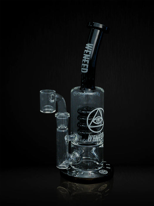 Black WENEED Glow Atomic Dab Rig Bongs Canada