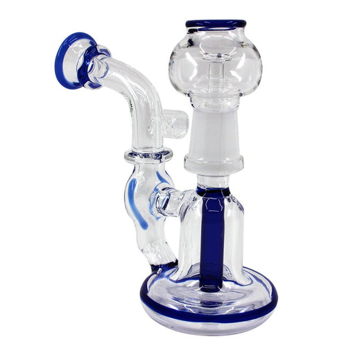 Blue - 4" Mini Toke - Dab Rig - Bongs Canada