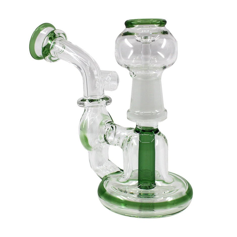 Green - 4" Mini Toke - Dab Rig - Bongs Canada