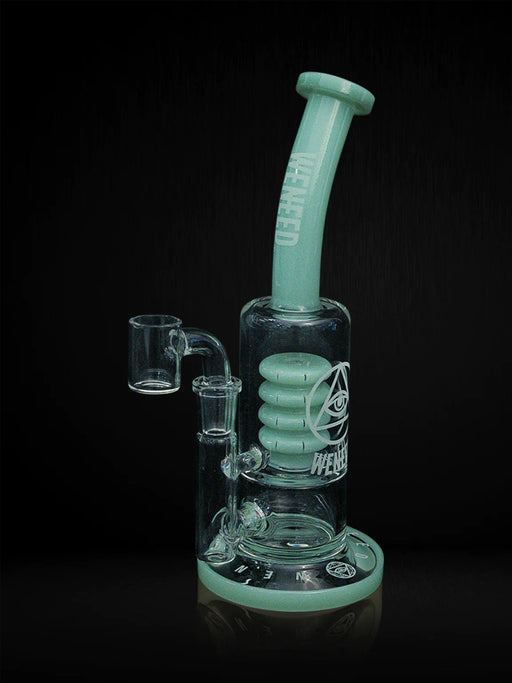 Green WENEED Glow Atomic Dab Rig Bongs Canada