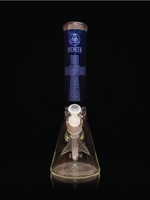 14" Diamond Crucifix Beaker (7mm)
