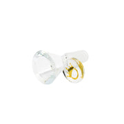 LMAO Glass Thick Cone Bong Bowl - Clear - Bongs Canada