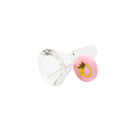 LMAO Glass Thick Cone Bong Bowl - Milk Pink - Bongs Canada