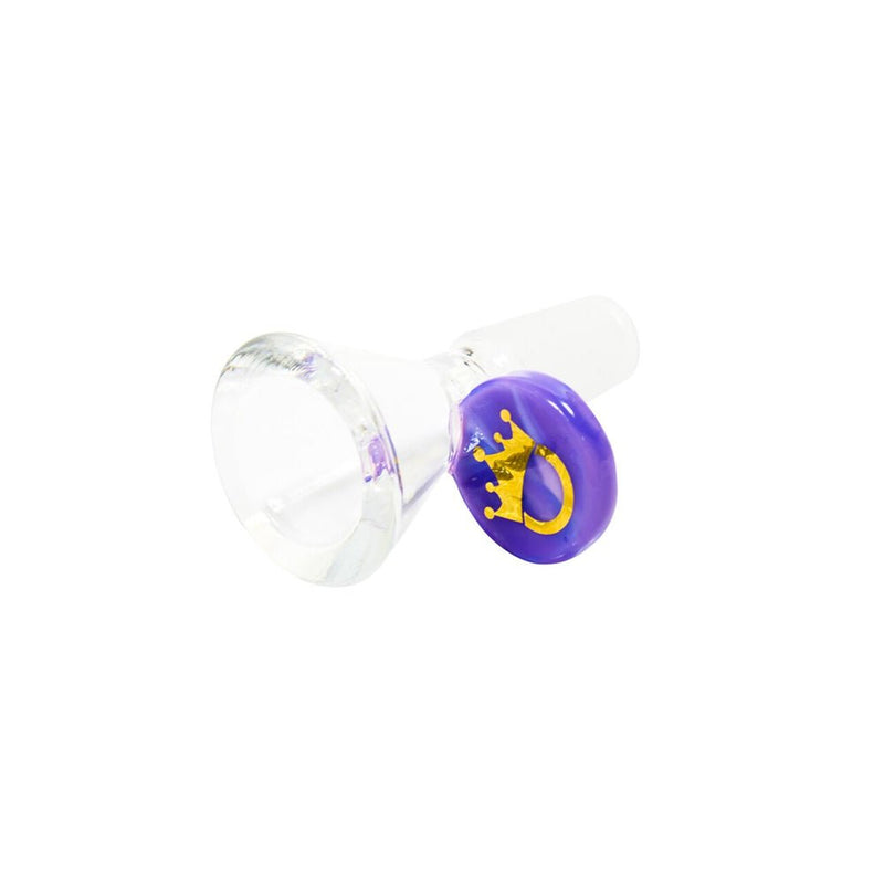 LMAO Glass Thick Cone Bong Bowl - Milk Purple - Bongs Canada