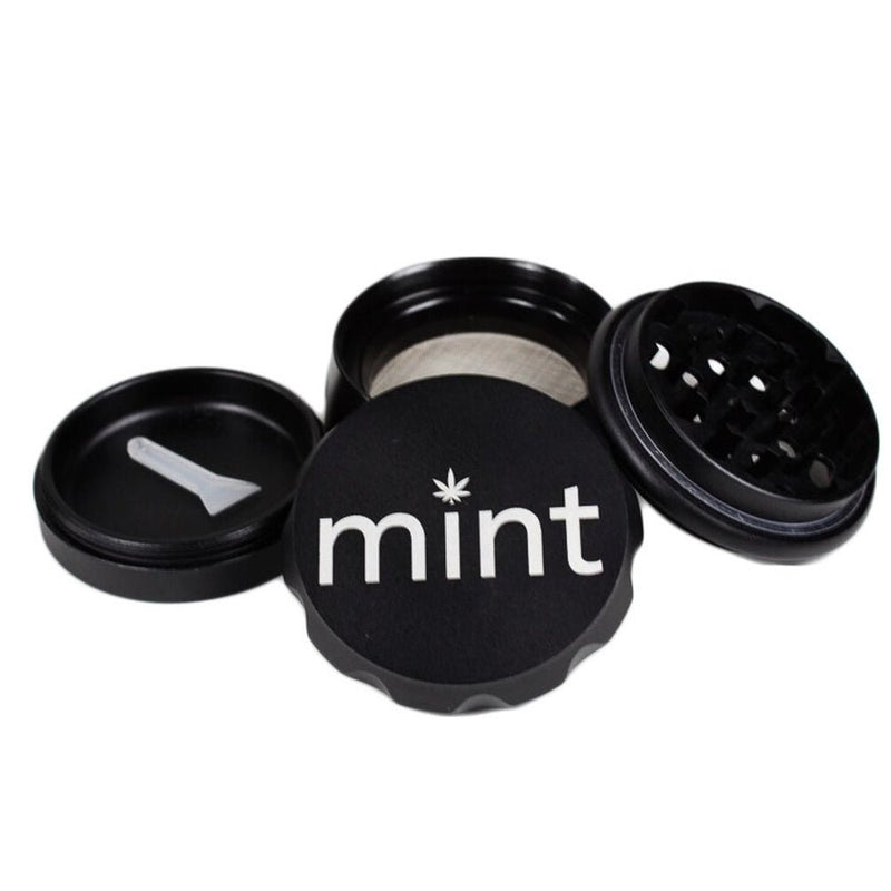 Big Minty - Black simple Mint Glass Bongs Canada