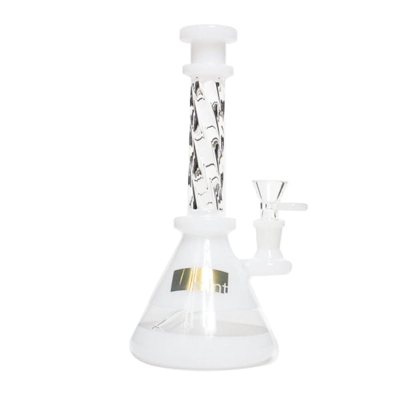 Mint Glass Wynd Swirl 9" - White simple Mint Glass Bongs Canada