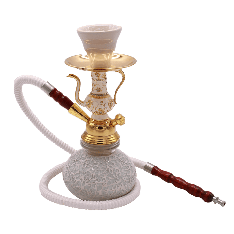 Mosaic Hookah - White simple Bongs Canada Bongs Canada