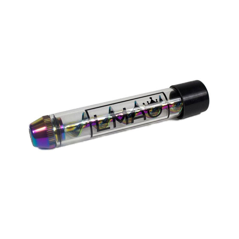 Twisty Twisty - Purple & Green simple LMAO Glass Bongs Canada
